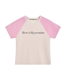 RAGLAN HALF SLEEVE TOP - PINK
