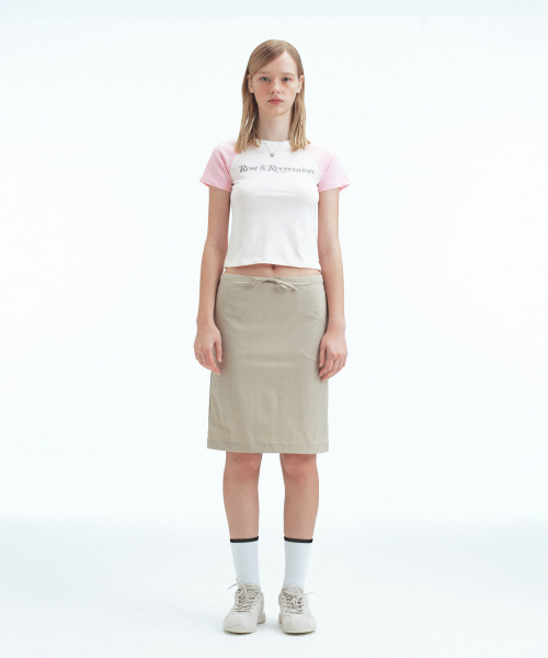 Rest&Recreation(レストアンドレクリエーション)の「RAGLAN HALF SLEEVE TOP - PINK(Tシャツ/カットソー・レディース・その他・SMALL/MEDIUM)」の3枚目の写真
