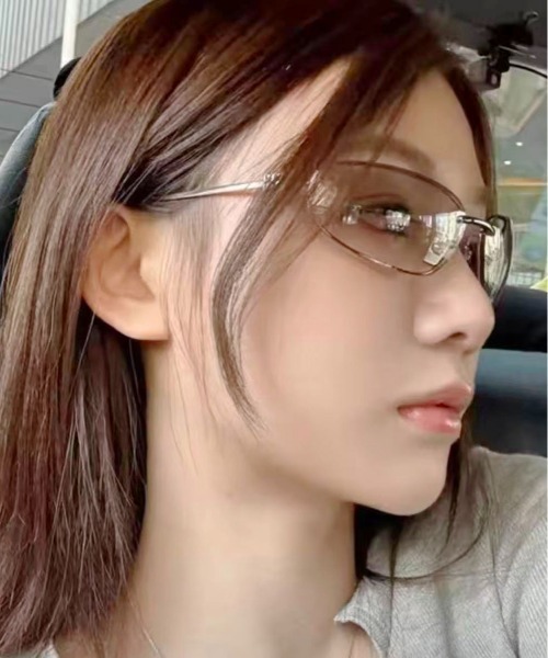 Port(ポート)の「【 Port / ポート 】 NEURO GLASS / サングラス メガネ モード Y2K 無機質感 #(サングラス・レディース・グレー/ブラック・FREE)」の7枚目の写真