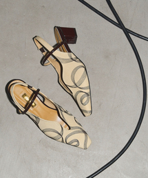 GRISE | 《追加》GRISE4cmナロースクエアウェーブスリングバック(パンプス)