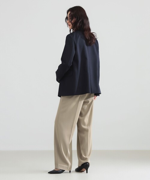 Demi-Luxe BEAMS(デミルクス ビームス)の「【6/11値下げ】ダブルブレスト ジャケット(テーラードジャケット・レディース・チャコールグレー/ネイビー・38/36)」の10枚目の写真