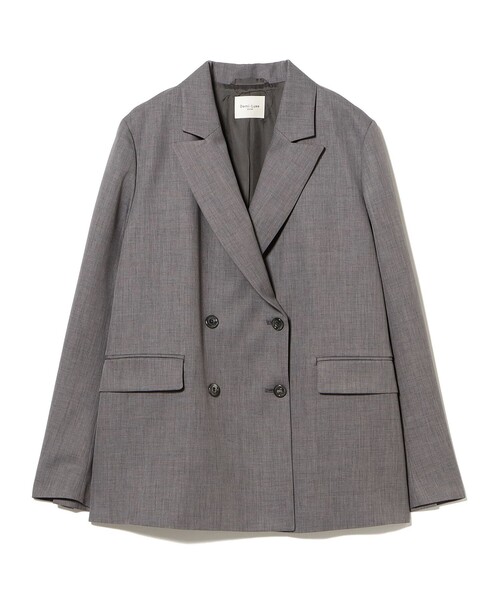 Demi-Luxe BEAMS(デミルクス ビームス)の「【6/11値下げ】ダブルブレスト ジャケット(テーラードジャケット・レディース・チャコールグレー/ネイビー・38/36)」の13枚目の写真