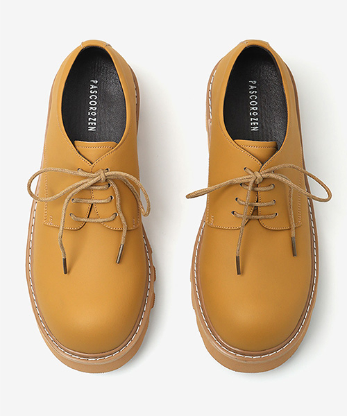 PASCOROZEN(パスコロゼン)の「26Paco JC1301-1 Venice Ballon Derby shoes 58.5(ドレスシューズ・メンズ・キャメル・25cm/25.5cm/26cm/26.5cm/27cm/27.5cm/28cm)」の2枚目の写真