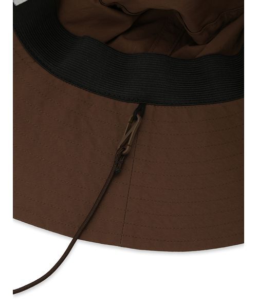 emmi（エミ）の「サンガードアウトドアハット/撥水/UVカット（ハット・レディース・アイボリー/ブラック/ブラウン・F）」の4枚目の写真