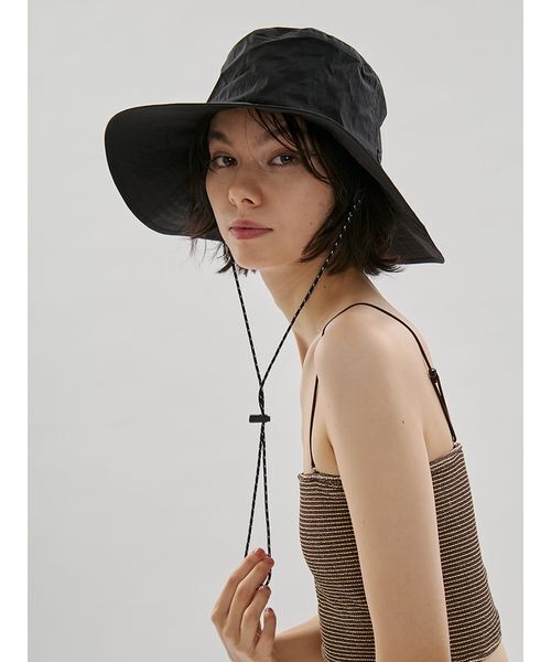 emmi（エミ）の「サンガードアウトドアハット/撥水/UVカット（ハット・レディース・アイボリー/ブラック/ブラウン・F）」の15枚目の写真