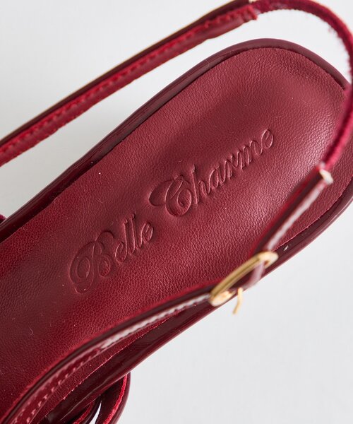 OLIVE des OLIVE（オリーブデオリーブ）の「【Belle Charme】Elegant Ribbon Mules（ドレスシューズ・レディース・レッド/オフホワイト/ブラック・SMALL/MEDIUM/LARGE）」の19枚目の写真