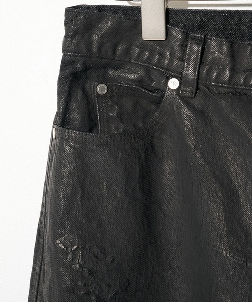 OUAT(オーユーエーティー)の「【OUAT】CERAMIC JEANS(デニムパンツ・メンズ・ブラック・3/2)」の7枚目の写真