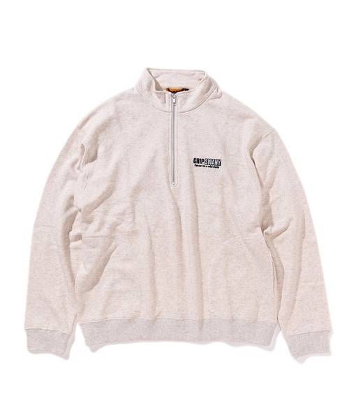GRIP SWANY(グリップスワニー)の「【GSMCT-076】 GS SWEAT HALF ZIP(スウェット・メンズ・ブルー/ブラック/オートミール・M/L/XL/XXL)」の1枚目の写真
