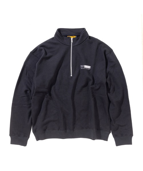GRIP SWANY(グリップスワニー)の「【GSMCT-076】 GS SWEAT HALF ZIP(スウェット・メンズ・ブルー/ブラック/オートミール・M/L/XL/XXL)」の2枚目の写真