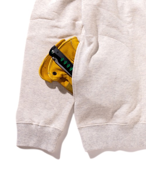 GRIP SWANY(グリップスワニー)の「【GSMCT-076】 GS SWEAT HALF ZIP(スウェット・メンズ・ブルー/ブラック/オートミール・M/L/XL/XXL)」の7枚目の写真