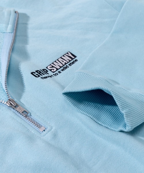 GRIP SWANY(グリップスワニー)の「【GSMCT-076】 GS SWEAT HALF ZIP(スウェット・メンズ・ブルー/ブラック/オートミール・M/L/XL/XXL)」の10枚目の写真