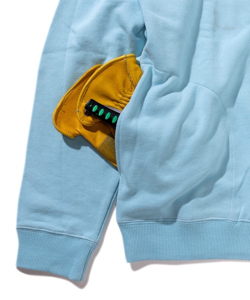 GRIP SWANY(グリップスワニー)の「【GSMCT-076】 GS SWEAT HALF ZIP(スウェット・メンズ・ブルー/ブラック/オートミール・M/L/XL/XXL)」の11枚目の写真