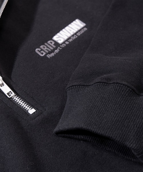 GRIP SWANY(グリップスワニー)の「【GSMCT-076】 GS SWEAT HALF ZIP(スウェット・メンズ・ブルー/ブラック/オートミール・M/L/XL/XXL)」の14枚目の写真