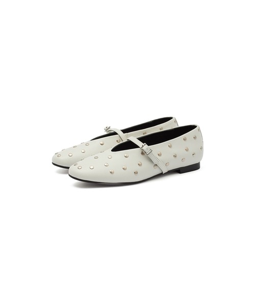 REMME（レメ）の「(REMME)STUDS MARY JANE PUMPS（その他シューズ・レディース・ブラック/ホワイト・23cm/25cm/24cm）」の6枚目の写真