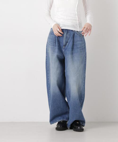 Lee(リー)の「Lee/TUCK RIDERS PANTS(デニムパンツ・レディース・ブルー・S/XS)」の11枚目の写真