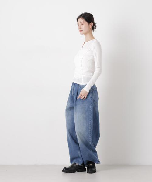 Lee(リー)の「Lee/TUCK RIDERS PANTS(デニムパンツ・レディース・ブルー・S/XS)」の13枚目の写真