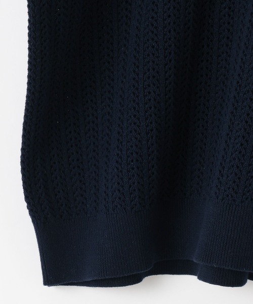PBLIM(ページボーイリム)の「《UNISEX》カレッジメッシュニットT(Tシャツ/カットソー・レディース・アイボリー/グレー/ネイビー・FREE)」の11枚目の写真