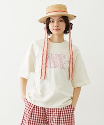 MILKFED.（ミルクフェド）の「TRIPLE OUTLINE LOGO WIDE S/S TEE（Tシャツ/カットソー）」