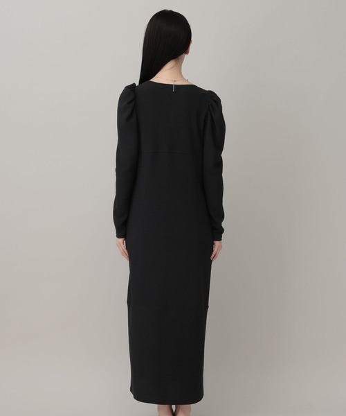 A part by（アパートバイ）の「テクスチャーパフVワンピース（ワンピース・レディース・ブラック/アイボリー/グリーン系その他3・FREE）」の15枚目の写真