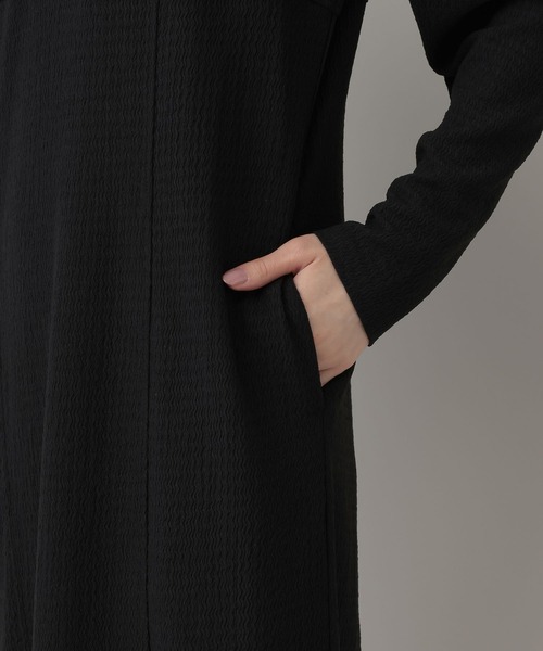 A part by（アパートバイ）の「テクスチャーパフVワンピース（ワンピース・レディース・ブラック/アイボリー/グリーン系その他3・FREE）」の18枚目の写真