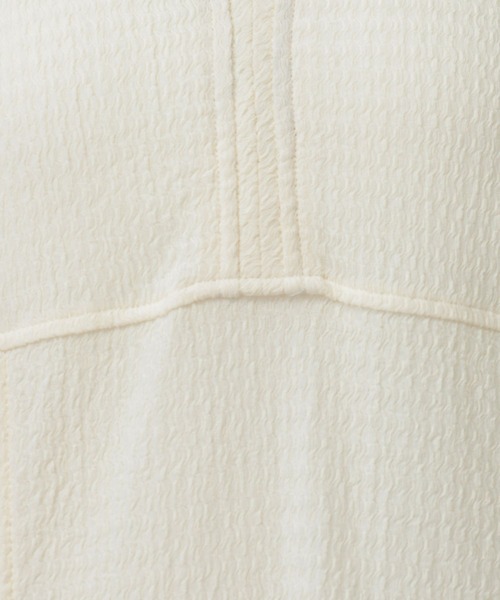 A part by（アパートバイ）の「テクスチャーパフVワンピース（ワンピース・レディース・ブラック/アイボリー/グリーン系その他3・FREE）」の21枚目の写真