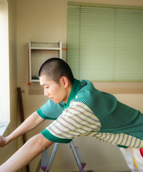 PAMM(パム)の「miller × PAMMのpolo shirt(ポロシャツ・レディース・イエロー/エンジ・1/3)」の5枚目の写真