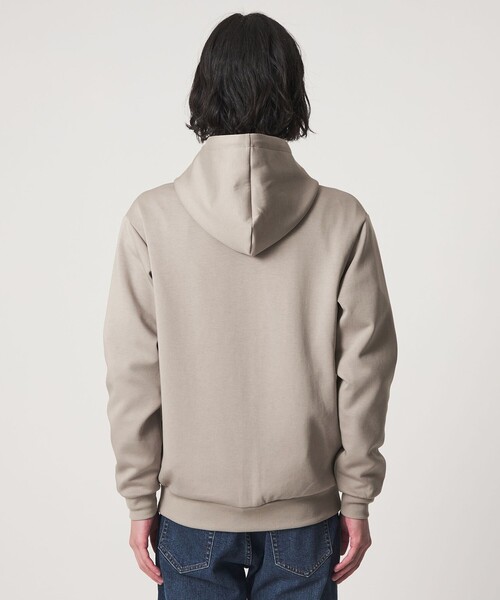 A DAY IN THE LIFE UNITED ARROWS(アデイインザライフユナイテッドアローズ)の「シャイニー ダンボールニット ジップ パーカー<A DAY IN THE LIFE>(パーカー・メンズ・ブラック/ライトグレー・L/M)」の11枚目の写真