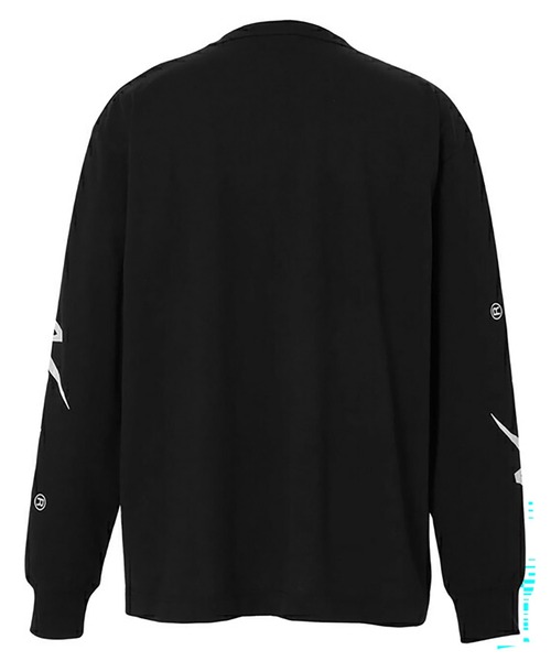 NANGA(ナンガ)の「NANGA ECO HYBRID SLV LOGO L/S TEE(Tシャツ/カットソー・メンズ・ホワイト/ブラック・XL/L/M)」の5枚目の写真