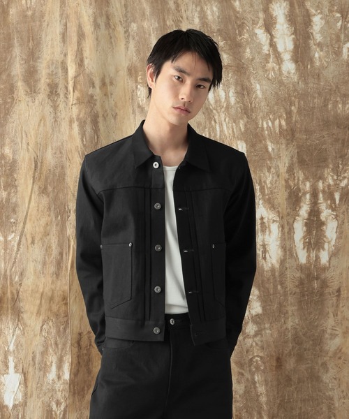 HARE(ハレ)の「【NARRIL】KUROKI DENIM JACKET(デニムジャケット・メンズ・ブラック/インディゴブルー・SMALL/MEDIUM)」の17枚目の写真