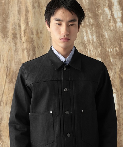 HARE(ハレ)の「【NARRIL】KUROKI DENIM JACKET(デニムジャケット・メンズ・ブラック/インディゴブルー・SMALL/MEDIUM)」の16枚目の写真