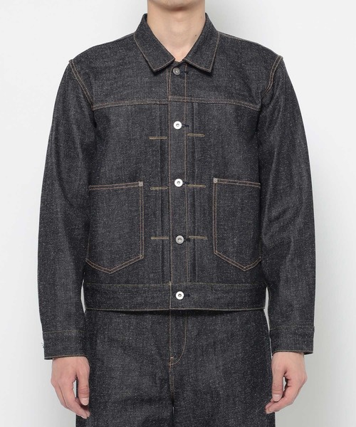 HARE(ハレ)の「【NARRIL】KUROKI DENIM JACKET(デニムジャケット・メンズ・ブラック/インディゴブルー・SMALL/MEDIUM)」の3枚目の写真