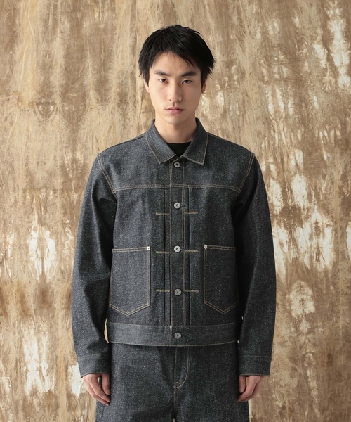 HARE(ハレ)の「【NARRIL】KUROKI DENIM JACKET(デニムジャケット・メンズ・ブラック/インディゴブルー・SMALL/MEDIUM)」の6枚目の写真