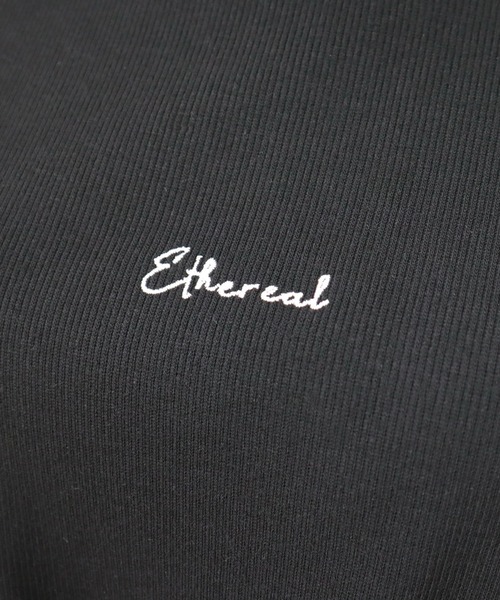 CECIL McBEE(セシルマクビー)の「ドッキングデザインプチハイネックプルオーバー(Tシャツ/カットソー・レディース・チャコールグレー/アイボリー/ブラック・LARGE/MEDIUM)」の18枚目の写真