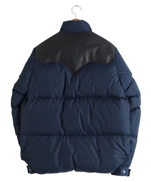 Rocky Mountain FeatherBed（ロッキー マウンテン フェザーベッド）の「ROCKY MOUNTAIN / ロッキーマウンテンフェザーベッド：DOWN JACKET：200-252-05[STD]（ダウンジャケット/コート・メンズ・プラム/ネイビー・42/44）」の8枚目の写真
