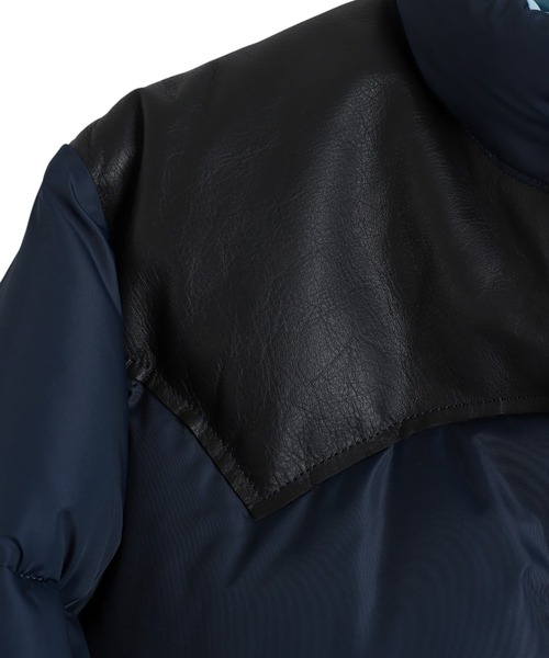 Rocky Mountain FeatherBed（ロッキー マウンテン フェザーベッド）の「ROCKY MOUNTAIN / ロッキーマウンテンフェザーベッド：DOWN JACKET：200-252-05[STD]（ダウンジャケット/コート・メンズ・プラム/ネイビー・42/44）」の9枚目の写真