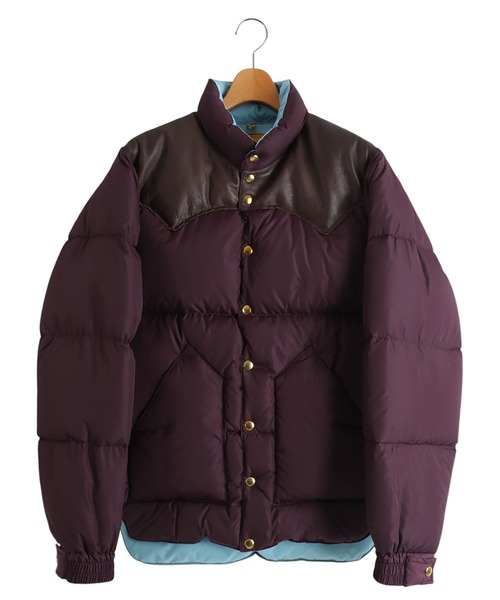 Rocky Mountain FeatherBed（ロッキー マウンテン フェザーベッド）の「ROCKY MOUNTAIN / ロッキーマウンテンフェザーベッド：DOWN JACKET：200-252-05[STD]（ダウンジャケット/コート・メンズ・プラム/ネイビー・42/44）」の5枚目の写真