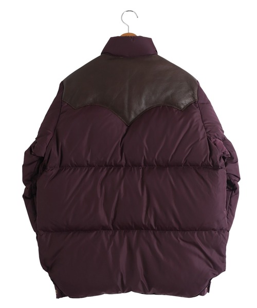 Rocky Mountain FeatherBed（ロッキー マウンテン フェザーベッド）の「ROCKY MOUNTAIN / ロッキーマウンテンフェザーベッド：DOWN JACKET：200-252-05[STD]（ダウンジャケット/コート・メンズ・プラム/ネイビー・42/44）」の6枚目の写真