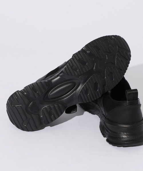 RAGEBLUE（レイジブルー）の「Belted Light Sneakers/ベルテッドライトスニーカー（サンダル・メンズ・グレー系その他/ブラック・MEDIUM/LARGE）」の7枚目の写真