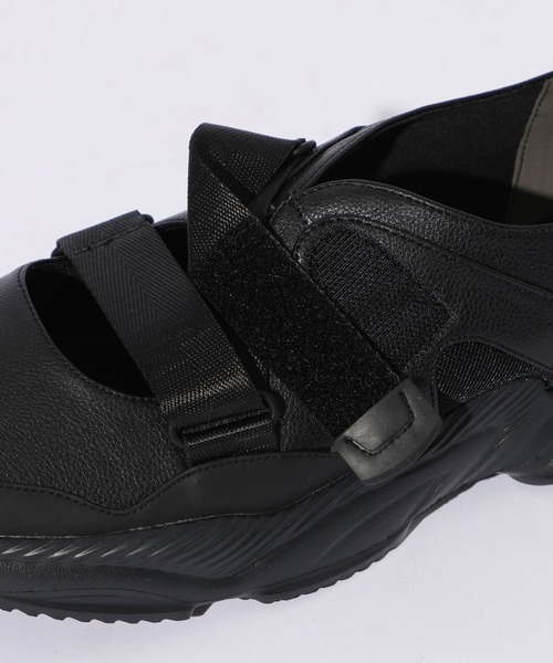 RAGEBLUE（レイジブルー）の「Belted Light Sneakers/ベルテッドライトスニーカー（サンダル・メンズ・グレー系その他/ブラック・MEDIUM/LARGE）」の8枚目の写真