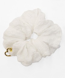 gargle（ガーグル）の「gargle ガーグル：カラビナシュシュ　カラビナ3　チャーム　ハート　ヘアー　シュシュ（シュシュ）」