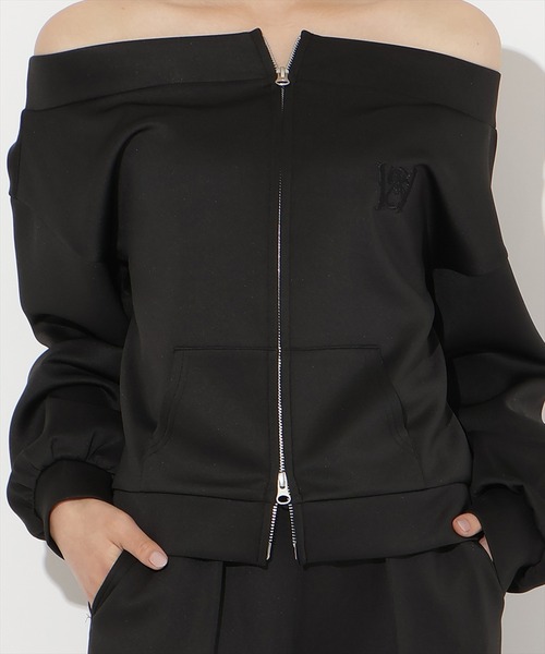 WILLSELECTION（ウィルセレクション）の「【SWEAT series】ダブルZIPオフショルスウェットトップス（その他トップス・レディース・ブラック/サックスブルー/オフホワイト/ミント・FREE）」の7枚目の写真