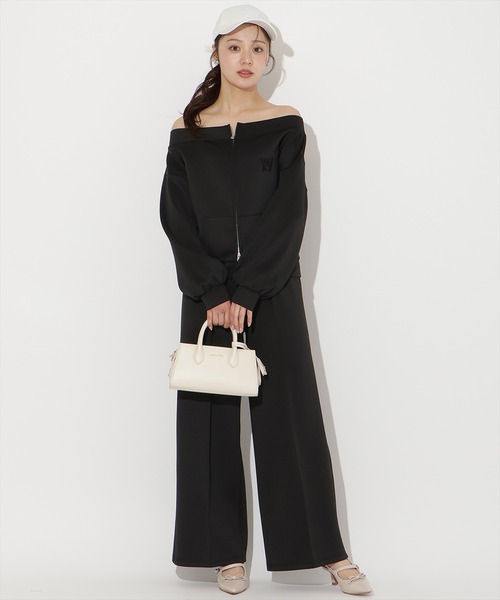 WILLSELECTION（ウィルセレクション）の「【SWEAT series】ダブルZIPオフショルスウェットトップス（その他トップス・レディース・ブラック/サックスブルー/オフホワイト/ミント・FREE）」の10枚目の写真