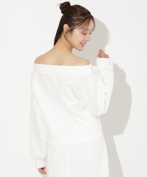 WILLSELECTION（ウィルセレクション）の「【SWEAT series】ダブルZIPオフショルスウェットトップス（その他トップス・レディース・ブラック/サックスブルー/オフホワイト/ミント・FREE）」の13枚目の写真
