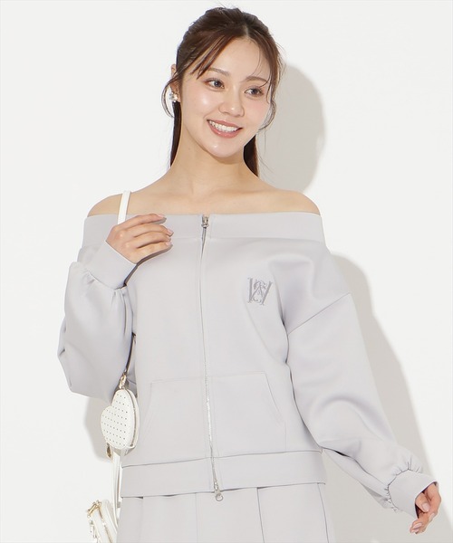 WILLSELECTION（ウィルセレクション）の「【SWEAT series】ダブルZIPオフショルスウェットトップス（その他トップス・レディース・ブラック/サックスブルー/オフホワイト/ミント・FREE）」の21枚目の写真