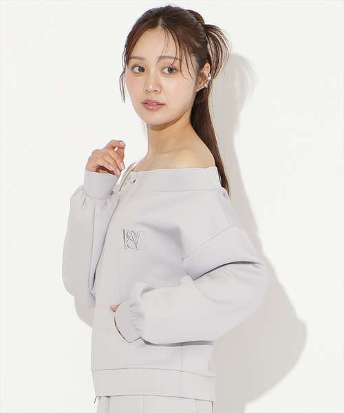 WILLSELECTION（ウィルセレクション）の「【SWEAT series】ダブルZIPオフショルスウェットトップス（その他トップス・レディース・ブラック/サックスブルー/オフホワイト/ミント・FREE）」の22枚目の写真