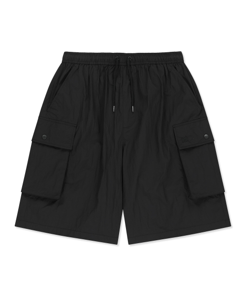 BROWNBREATH(ブラウンブレス)の「TAG NYLON CARGO HALF PANTS - BLACK(その他パンツ・レディース・その他・SMALL/MEDIUM/LARGE/X-LARGE)」の1枚目の写真