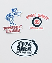 STRONG CURRENT（ストロングカレント）の「【Kahiko】STRONG CURRENT 3枚セットステッカー（ステッカー/テープ）」