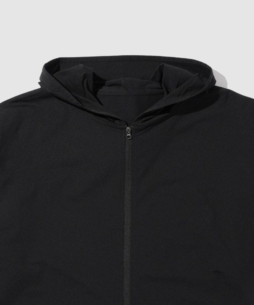 NAVY（ネイビー）の「SARARIテックジョーゼットZIPパーカー（パーカー・メンズ・グレー/ブラック・XL/L/M/S）」の14枚目の写真