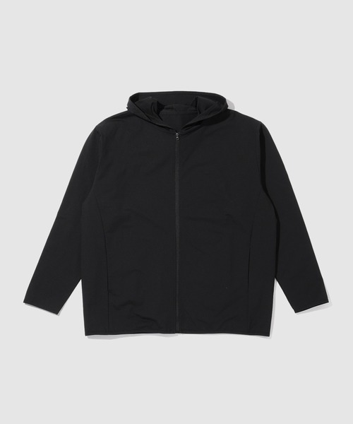 NAVY（ネイビー）の「SARARIテックジョーゼットZIPパーカー（パーカー・メンズ・グレー/ブラック・XL/L/M/S）」の4枚目の写真