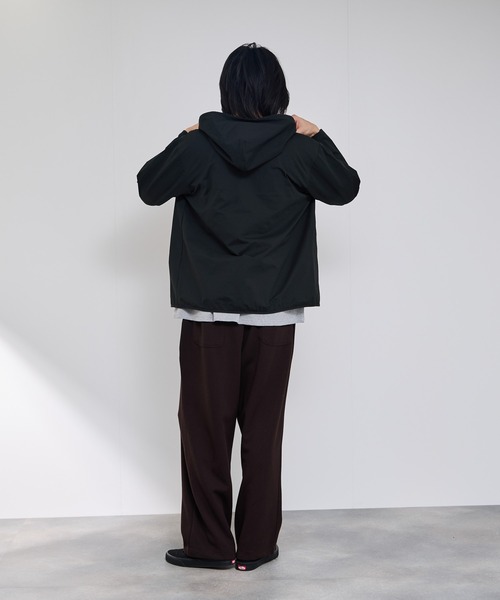 NAVY（ネイビー）の「SARARIテックジョーゼットZIPパーカー（パーカー・メンズ・グレー/ブラック・XL/L/M/S）」の9枚目の写真